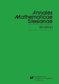Annales Mathematicae Silesianae Tom 28 2014 - Maciej Sablik