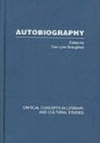 Autobiography Critical Conspects 4 Vols - S. Routledge