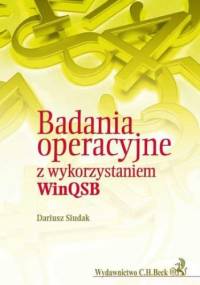Badania operacyjne z wykorzytsaniem WinQSB - Siudak Dariusz