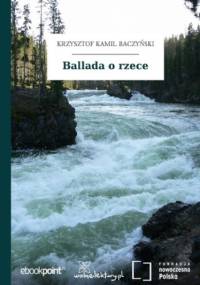 Ballada o rzece - Kamil Baczyński Krzysztof