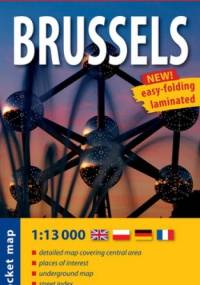 Brussels. Plan miasta wersja kieszonkowa. 1:13 000 ExpressMap
