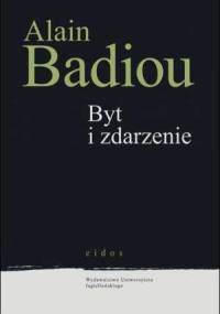 Byt i zdarzenie - Alain Badiou