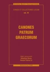 Canones Patrum Graecorum - Arkadiusz Baron, Henryk Pietras SJ