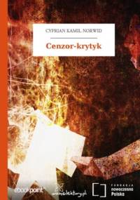 Cenzor-krytyk - Kamil Norwid Cyprian