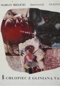 Chłopiec z glinianą tabliczką - Marian Bielicki