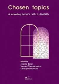 Chosen topics of supporting persons with a disability