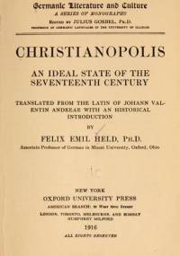 Christianopolis - Johann Valentin Andreae