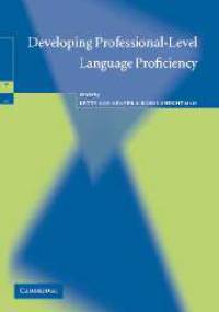Developing Professional-Level Language Proficiency - Betty Lou Leaver