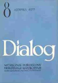 Dialog, nr 8 / sierpień 1970
