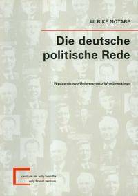 Die deutsche politsche Rede - U. Notarp