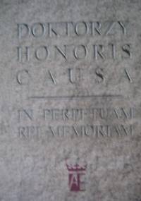 Doktorzy honoris causa. In perpetuam rei memoriam - praca zbiorowa