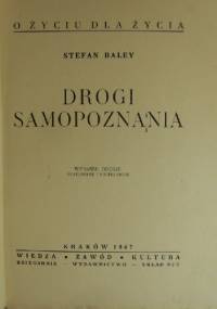 Drogi Sampoznania - Stefan Baley