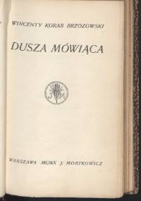 Dusza mówiąca - Wincenty Korab-Brzozowski
