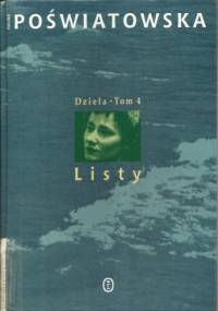 Dzieła. Tom 4. Listy - Halina Poświatowska