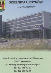 Dzielnica Ursynów m. st. Warszawy - praca zbiorowa