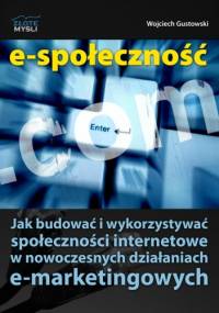 E-społeczność - e-book - Wojciech Gustowski