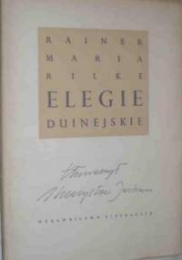 Elegie duinejskie - Rainer Maria Rilke