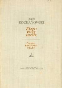 Elegii ksiąg czworo - Jan Kochanowski