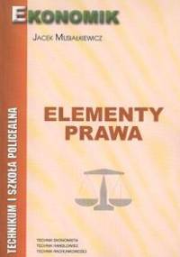 Elementy prawa - Jacek Musiałkiewicz