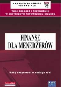 Finanse dla menedżerów - Anna Żółcińska