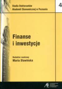 Finanse i inwestycje - Maria Sławińska