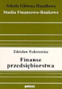 Finanse przedsiębiorstwa - Zdzisław Fedorowicz