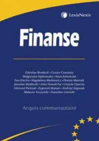 Finanse - seria Acquis communautaire - Zdzisław Brodecki
