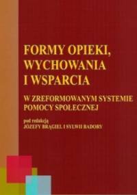 Formy opieki, wychowania i wsparcia - Józefa Brągiel, Sylwia Badora