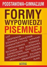 Formy wypowiedzi pisemnej
