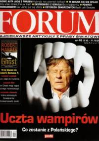 Forum, nr 40 (2302) / 5.10-11.10.2009 - Redakcja pisma Forum