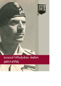 Generał Władysław Anders (1892-1970) - praca zbiorowa