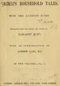 Grimm's Household Tales vol. II. - Jacob Grimm, Wilhelm Grimm