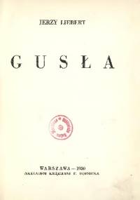 Gusła - Jerzy Liebert
