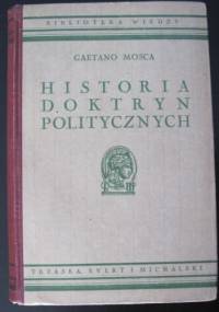 Historia doktryn politycznych - Gaetano Mosca