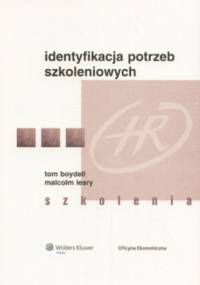 Identyfikacja potrzeb szkoleniowych - Tom Boydell, Malcolm Leary
