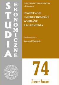 Inwestycje i nieruchomości. Wybrane zagadnienia. SE 74