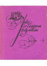 Julia de Lespinasse.Listy miłosne - Tadeusz Boy-Żeleński