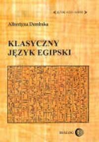Klasyczny język egipski - Albertyna Dembska