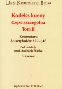 Kodeks karny Część szczególna t.2 - Andrzej Wąsek,  Ustawodawca