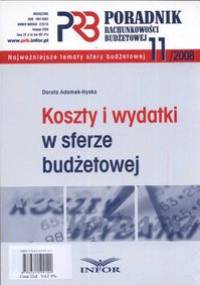 Koszty i wydatki w sferze budżetowej - Dorota Hyska-Adamek