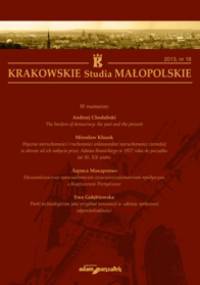 Krakowskie Studia Małopolskie 2013  nr 18 - praca zbiorowa