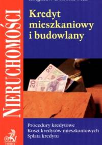 Kredyt mieszkaniowy i budowlany - Zbigniew Dobosiewicz