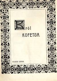 Król Kofetua - Julius Zeyer