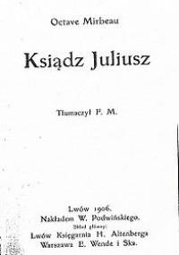 Ksiądz Juliusz - Octave Mirbeau