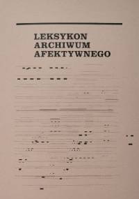 Leksykon archiwum afektywnego