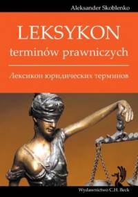 Leksykon terminów prawniczych (rosyjski) - Skoblenko Aleksander