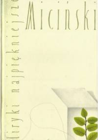 Liryki najpiękniejsze - Tadeusz Miciński