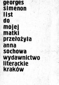 List do mojej matki - Georges Simenon