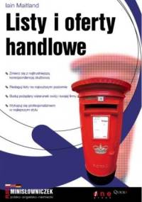 Listy i oferty handlowe - Maitland Iain