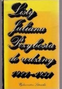Listy Juliana Przybosia do rodziny : 1921-1931 - Julian Przyboś